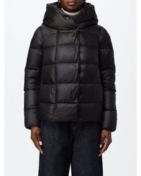 Peuterey - Short Quilted Nylon Puffer Jacket With A Hood And Water-Repellent Finish - Lyst