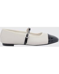 Repetto - Georgiana Calf Leather Mary Jane Flats With Patent Toe - Lyst