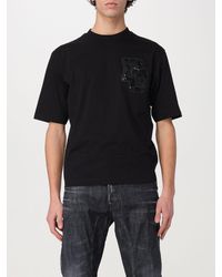 DSquared² - T-shirt con monogramma di strass - Lyst