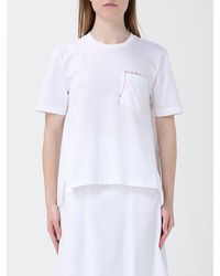 Marni - Cotton T-Shirt With Patch Pocket - Lyst