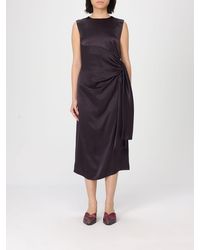 Liviana Conti - Annabelle Midi Satin Dress - Lyst