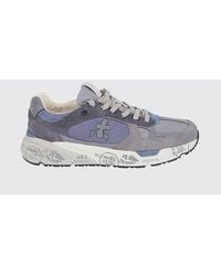 Premiata - Mase Suede And Mesh Sneakers - Lyst