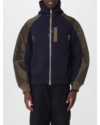 Sacai - Cotton Blend Hoodie - Lyst