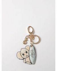 Liu Jo - Koala Faux Leather And Brass Keychain - Lyst