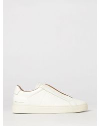 Crime London - Superlight Leather Slip-On Sneakers With Laminated Logo - Lyst