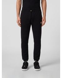 Philipp Plein - Cotton Joggers With Hexagon Logo - Lyst