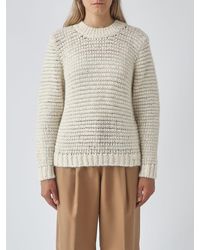 Herno - Crewneck Alpaca Wool Blend Jumper With Ribbed Trims - Lyst