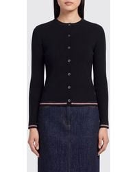 Thom Browne - Slim Fit Pure Wool Cardigan With Iconic 4-Bar Motif - Lyst
