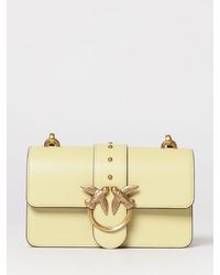 Pinko - Love One Mini Leather Bag - Lyst