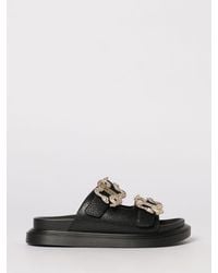 Just Cavalli - Python Print Faux Leather Sandal - Lyst