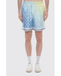 CASABLANCA - Printed Silk Shorts - Lyst