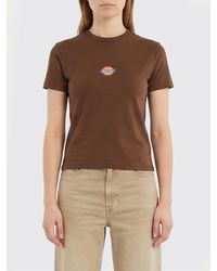 Dickies - Maple Valley Cropped Cotton T-Shirt With Printed Logo - Lyst