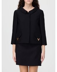Valentino - Vlogo Wool And Silk Jacket - Lyst
