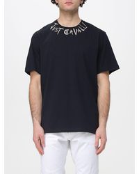 Just Cavalli - Cotton T-Shirt With Logo - Lyst