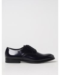 Doucal's - Brushed Leather Derby Shoes - Lyst
