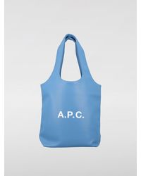 A.P.C. - Borsa A Spalla Ninon Con Logo - Lyst