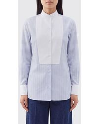 Tom Ford - Striped Cotton Slim Fit Shirt With Mandarin Collar - Lyst