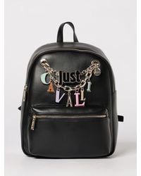 Just Cavalli - Faux Leather Backpack With Charm - Lyst