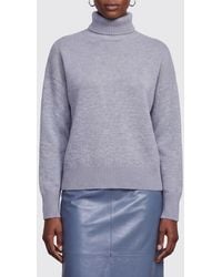 Mrz - Dropped Shoulder Virgin Wool And Cashmere Turtleneck Jumper - Lyst