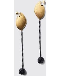 Jacquemus - Les Poissons-Lunes-Tone Brass Dangle Earrings - Lyst