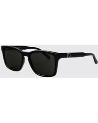 Ferragamo - Rectangular Acetate Aviator Sunglasses With Gancini Logo - Lyst