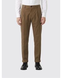 Incotex - Cotton And Linen Chino Trousers - Lyst