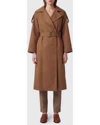 Herno - Knee-Length Single-Breasted Trench Coat - Lyst