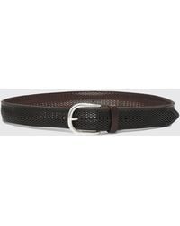 Orciani - Perforated Leather Belt - Lyst