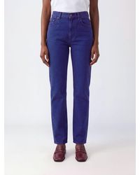 Chloé - Chlo&Eacute High-Waisted Skinny Fit Cotton Denim Jeans - Lyst