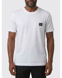 Dolce & Gabbana - Dolce &Amp Gabbana Cotton T-Shirt With Logo - Lyst