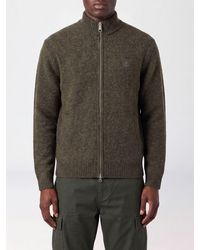 Carhartt - Curtis Wool Blend Turtleneck Zip-Up Cardigan - Lyst