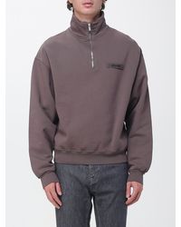 Jacquemus - High Neck Relaxed Fit Cotton Jumper With Zip - Lyst