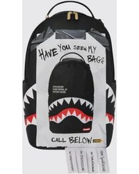 Sprayground - Missing Bag Flyer Graphic Print Cotton Backpack - Lyst
