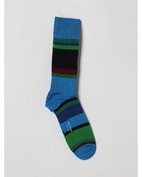Paul Smith - Striped Organic Cotton Ribbed Socks - Lyst
