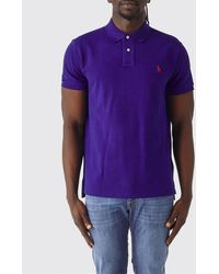 Polo Ralph Lauren - Basic Cotton Polo Shirt With Pony Logo - Lyst