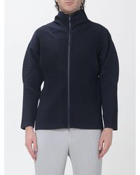 Homme Plissé Issey Miyake - Pleated High-Neck Zip-Up Homme Plissé Issey Miyake Cardigan - Lyst
