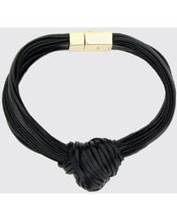 Bottega Veneta - Knot Multi-Strand Leather And Bracelet - Lyst