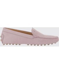 Tod's - Suede Driver Loafers - Lyst