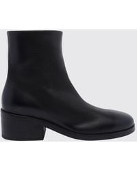 Marsèll - Olo Calf Leather Ankle Boots With Side Zip Closure - Lyst
