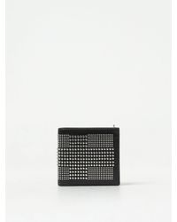 Alexander McQueen - Leather Wallet With All-over Studs - Lyst
