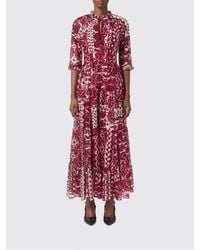 Samantha Sung - Eden A-Line Floral Print Cotton Midi Dress - Lyst