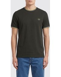 Fred Perry - Cotton T-Shirt With Logo - Lyst