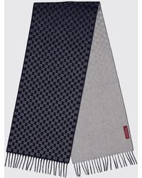 Gucci - Wool And Cashmere Gg Pattern Scarf - Lyst