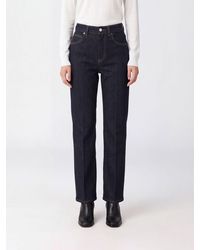 Victoria Beckham - Julia Mid-Rise Straight Fit Jeans - Lyst