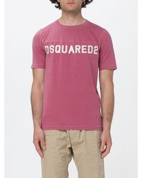 DSquared² - Cotton T-Shirt With Logo - Lyst