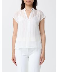 Liu Jo - Viscose Blouse With Jewel Detail - Lyst