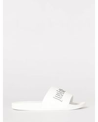 Just Cavalli - Rubber Sliders With Printed Logo - Lyst