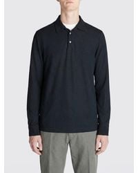 Zanone - Cotton Polo Shirt - Lyst