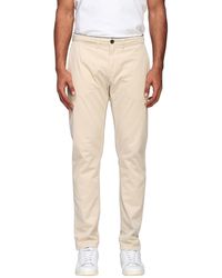 Department 5 Departt 5 Dyed Micke Slim Trousers - Natural