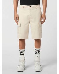 Philipp Plein - Cotton Cargo Shorts With Multiple Pockets - Lyst